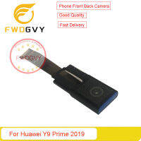 FWDGVY กล้องหน้าของแท้สำหรับ Huawei Y9ชั้นหนึ่ง2019หน้าหลักกล้องเซลฟี่ส่วนซ่อมโมดูล