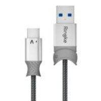 Ringke สมาร์ท Type-C สายชาร์จ, ไนลอน [1.2 M] 3.1 USB C ถึง 3.0 USB พอร์ต Tangle ฟรีการชาร์จความเร็วสูง SYNCJH