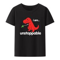 Clothing Unstoppable T Rex T Shirt 5140 male brand teeshirt men summer  t shirt