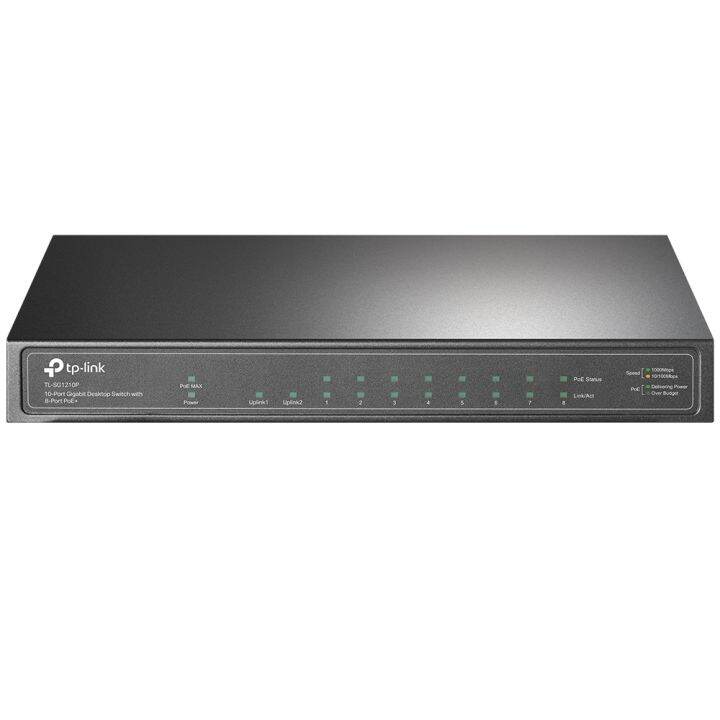 tp-link-sg1210p-10-port-gigabit-desktop-switch-with-8-port-poe-ของแท้-ประกันศูนย์-lifetime-warranty