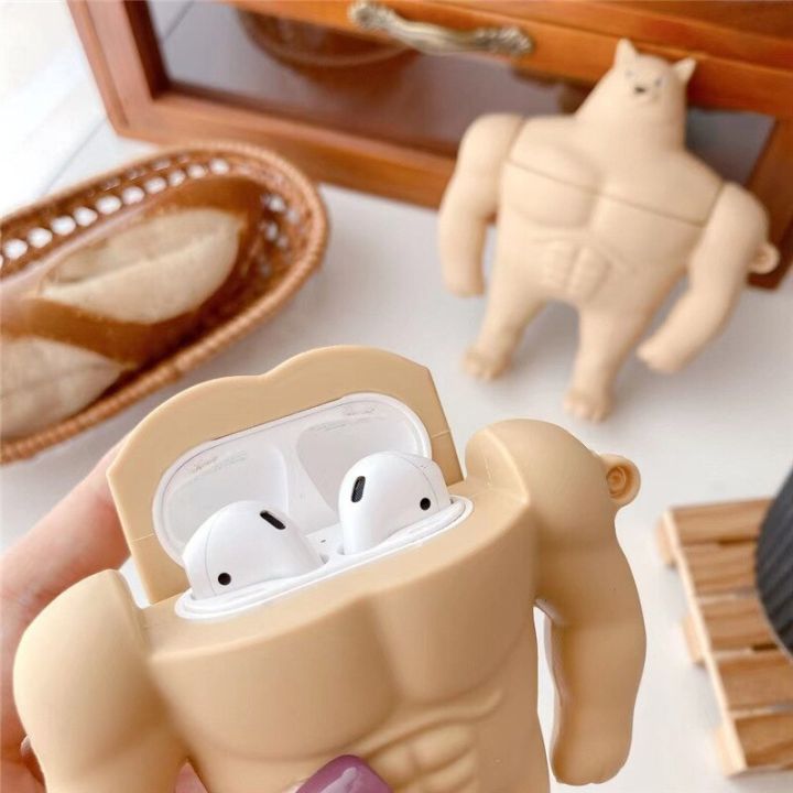 muscle-corgi-dog-box-for-apple-airpods-1-2-case-silicone-soft-wireless-bluetooth-earphone-cover-for-airpods-pro-headset-case-headphones-accessories