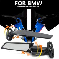 【car parts】กระจก S1000RR รถจักรยานยนต์ปีกกระจกปรับหมุนกระจกมองหลังด้านข้างสำหรับ BMW S1000RR 2009-2014 2015 2016 2017 2018