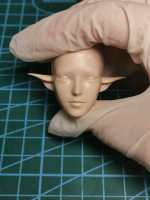 16 Scale Elf Head Sculpt สำหรับ12นิ้ว Action Figure ตุ๊กตา Unpainted Head Sculpt No.937