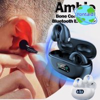 ?【 Readystock】 + Gratis Ongkir?ใหม่ Q80 TWS สำหรับ Ambie เสียง Earcuffs หู Bone Conduction หูฟังไร้สายบลูทูธ5.3หูฟังออกกำลังกายหูฟัง