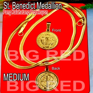 Saint Benedict medal in stainless steel 20mm