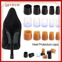 QKVWUW 1 pair รองเท้าอุปกรณ์เสริม กันลื่น สวมใส่ได้ Antislip High Heeler ส้นรองเท้า ทรงกลม Silencer Heel Protector