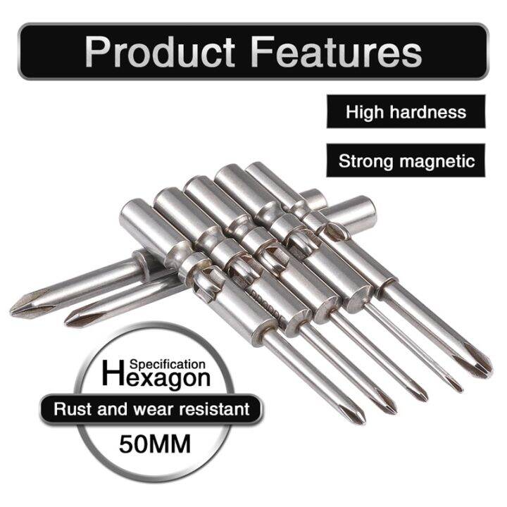 hoen-11pcs-cross-phillips-magnetic-screw-bit-round-shank-drill-bits-quick-change-screwdriver-for-dc-powered-electric-screwdriver-screw-nut-drivers