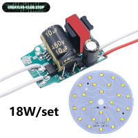 โคมไฟหลอดไฟชิป LED 3W 5W 7W 9W 12W 15W 18W ชุดลูกปัด SMD2835 LED Diod Psingan Sumber Cahaya Di Papan untuk สปอตไลท์ไฟ LED DIY