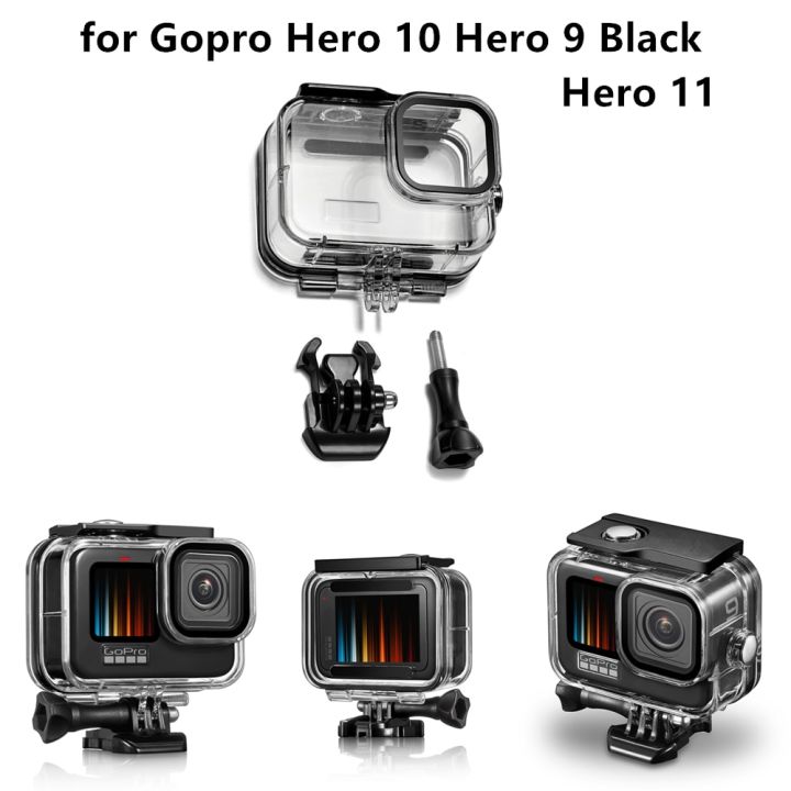 เคสครอบดำน้ำซองกันน้ำ60ม-สำหรับ-gopro-hero11-10-9-8-7-6-5-black-session-4-3-3อุปกรณ์เสริมกล้อง