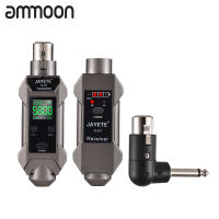 [ammoon]JAYETE C-01 UHF ตัวแปลงไมโครโฟนเป็นไมโครโฟนไร้สายตัวส่งสัญญาณและตัวรับสัญญาณ571 ~ 598MHz เข้ากันได้กับไดนามิก/ คอนเดนเซอร์ไมโครโฟนที่มี48V Phantom Power 30 ~ 50M