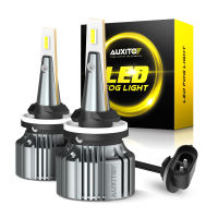 AUXITO 2x H27 LED 881 880 LED Bulb H27W1 H27W2 LED Car Fog Light 6500K White 3000K Golden Yellow Auto Driving Running Lamp 12V