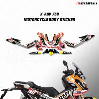 ❣卐☢ Motorcycle Body protection sticker decoration reflective decal modified appearance film For HONDA X-ADV xadv 750 xadv750