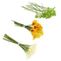 18x Artificial Calla Lily Flowers Single Long Stem Bouquet Real Home Decor