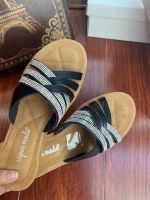 Withdrawal[Cutting-edge cow goods]Classic cross strap flat sandals and slippers large size casual soft bottom beach flip flops 【QYUE】