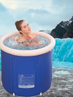 ♈✶ inflatable tub adult bath bucket of ice circular folding equipment