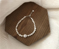 New Natural Freshwater Pearl Irregular 5-10MM Fashionable Simple celet Tibetan Silver clasp