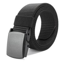 Canvas Breathable Tactical Men Waist With Plastic Buckle