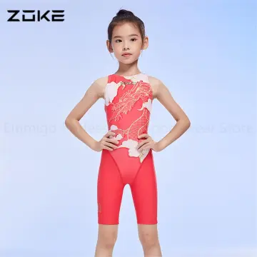ZOKE Girls Swimwear Athletes Training Swimsuit For Competition, One Piece  Bathing Suit For Teens Girl