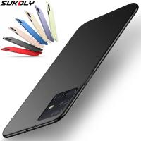 [Hot K] Ultra-Thin สำหรับ Samsung Galaxy S22 S21 S20 Ultra S20 S21 FE หมายเหตุ20 A21S A51 A71 A31 A41 A42 A12 A32 A52 A72 Hard PC