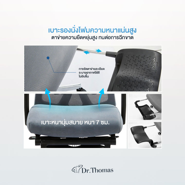 ergonomic-chair-series-a-เก้าอี้ทำงานเพื่อสุขภาพ-ปรับระดับได้ทุกส่วน-มีที่รองรับศรีษะ