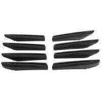 Car Carbon Fiber Style Front Grille Bumper Guard Styling Trim Covers Replacement Accessories for Toyota Land Cruiser LC300 2022 2023