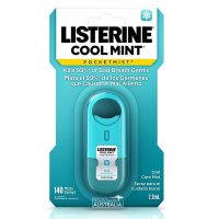 Listerine Pocketmist Oral Care Spray Cool Mint 7.7mL สเปรย์ระงับกลิ่นปากเพื่อลมหายใจหอมสดชื่นยาวนานมั่นใจตลอดเวลาสินค้านำเข้าจากออสเตรเลีย