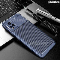 Skinlee เคสสำหรับ VIVO V21 Pro กันกระแทกอ่อนคาร์บอนไฟเบอร์ออกแบบเคสระบายความร้อนรวมทุกอย่าง Ultra-บางปลอกอ่อนสำหรับ Vivo V21ลวดเคสแท็บเล็ต Shell