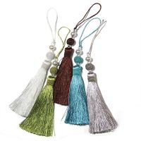 【LZ】 1Pc Tassel Fringe Sewing Hanging Rope Tassel Trim Clothes Decoration Key Tassels for DIY Embellish Curtain Accessories