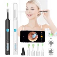 Ear Wax Removal Tool with HD Camera and 6 LED Lights Ear Cleaner for First Use Smaller Ears Cleared Ear Camera Wax Remover