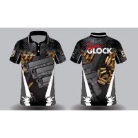 GLOCK TACTICAL POLO SHIRT- Excellent Quality Full Sublimation Jersey Shirt