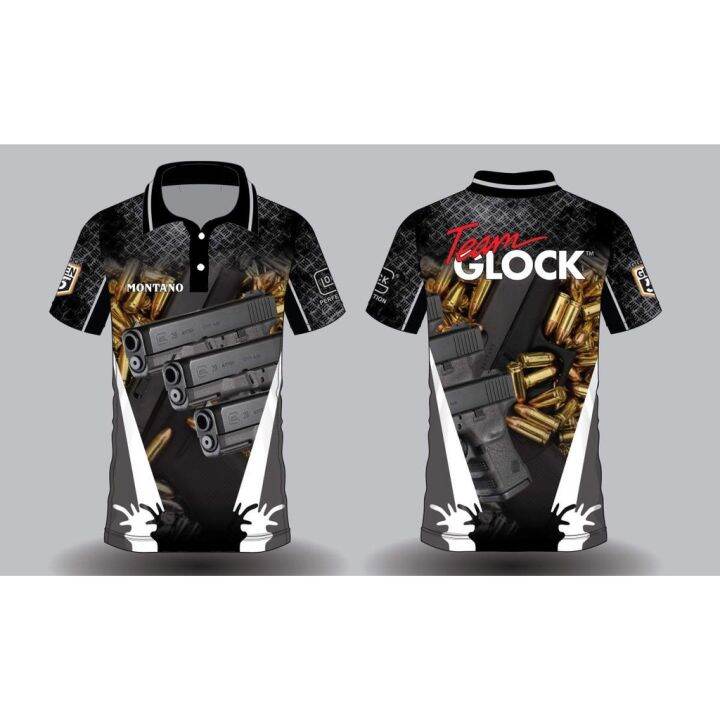 GLOCK TACTICAL POLO SHIRT Excellent Quality Full Sublimation Jersey