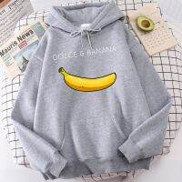 Funny Dolce&amp;Banana Printed Male Clothing Classic Quality Streetwear Vintage Fashion Clothes Creativity Outdoor Hoodies For Men