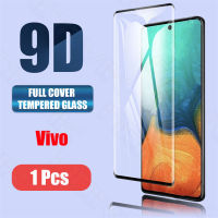 Vivo V27 X90 V25 Pro 5G V25 V25e V23 V21e V21 V20 V20 2021 SE Pro 4G 5G กระจกเทมเปอร์ป้องกันเต็มรูปแบบหน้าจอผ้าไหมป้องกัน9D ฟิล์มกันรอยด้านหน้าใสหน้าจอแบบโค้งกาวทั้งหมด