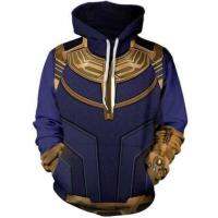 NEW แฟชั่น 3D Thanos Hoodie พิมพ์การ์ตูน Casual Pullovers