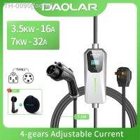卐▼☒ faefw Daolar-Carregador Elétrico para Veículos Carregador Portátil Automóveis Rápidos CEE Plug Tipo 1 7kW 32A 5m IEC62196-2