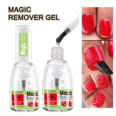 Hot Magic Burst น้ำยาล้างเล็บ UV & LED Gel Soak Off Remover Gel Polish Remover สำหรับเล็บ Fast Healthy Nail Cleaner