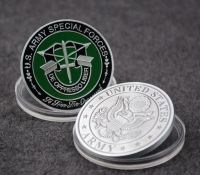 【Thriving】 upaxjl USA Green Berets Liberty Freedom Silver Special Forces Challenge Collection