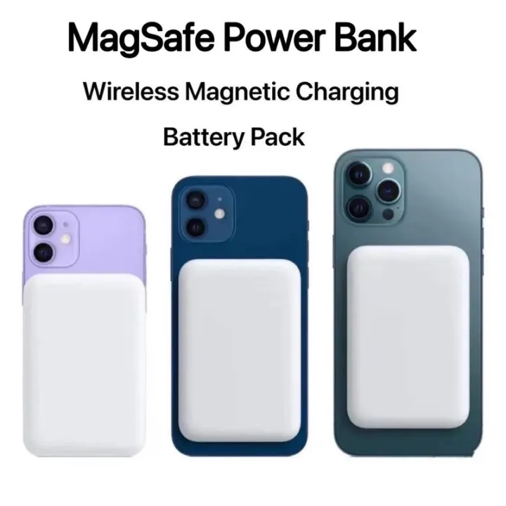Power Bank Mag Safe Battery Pack Wireless Charger 20W Adapter