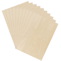 10 x Plywood Panels , A3 Wooden Panel, Fretsaw Wood for DIY Woodworking, Laser Processing, Model Making