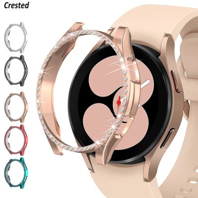 Cover for Samsung Galaxy Watch 4 Case 40mm 44mm Accessories Bling Diamond PC bumper Galaxy Watch 4 Classic 46mm 42mm Protector Cases Cases