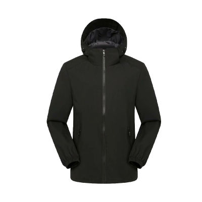 [COD] โรงงานเสื้อแจ็คเก็ตกลางแจ้งชายหญิงรุ่นใหม่ชุดกีฬาพิมพ์ logo ชุดปีนเขากันลมเสื้อแจ็คเก็ตมีฮู้ด