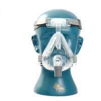 FM2 หน้ากาก CPAP แบบเต็มหน้า M / หน้ากาก CPAP อัตโนมัติขนาดกลางพร้อมแถบคาดศีรษะฟรีสำหรับการนอนกร