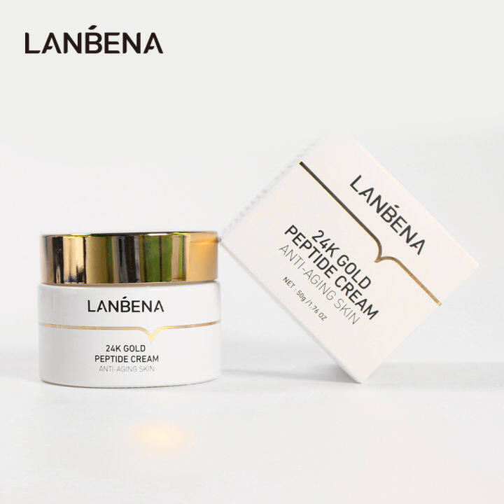 lanbena-ครีมบำรุงหน้ากรดไฮยาลูโรนิค-สูตรริ้วรอย-ยกกระชับ-peptide-anti-wrinkle-facial-cream