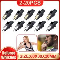 2-20pcs Soccer Basketball Referee Whistles Professional Football Volleyball Handball Fans Whistle Training Gear Coaching Set Survival kits