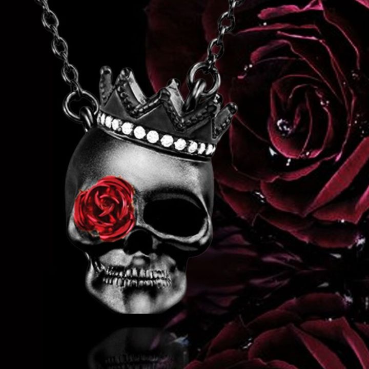 jdy6h-classic-creative-popular-new-skull-rose-pendant-necklace-men-daily-accessories-birthday-gifts-commemorative-gifts