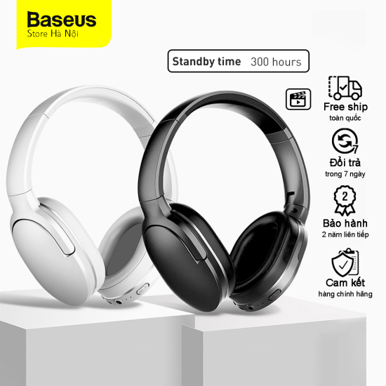 Tai nghe chụp tai nghe không dây cao cấp headphones baseus encok wireless - ảnh sản phẩm 1