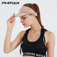 PHMAX กีฬาคาดศีรษะขี่จักรยานวิ่งออกกำลังกายโยคะสุภาพสตรียืดหยุ่นดูดซับผ้าโพกหัวเหงื่อผมกลางแจ้งม่านบังแดดคาดศีรษะ