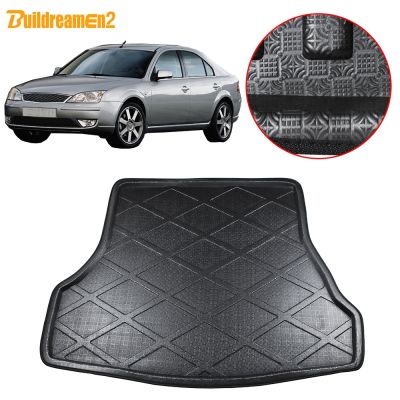 ❒ↂ Buildreamen2 For Ford Mondeo Car Trunk Mat Rear Boot Tray Liner Cargo Carpet Floor Mud Pad 2002 2003 2004 2005 2006 2007 2008