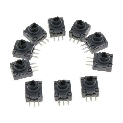 10pcs Black Plastic LT + RT Button Trigger Potentiometer Switches Replacement for Xbox 360 Controller