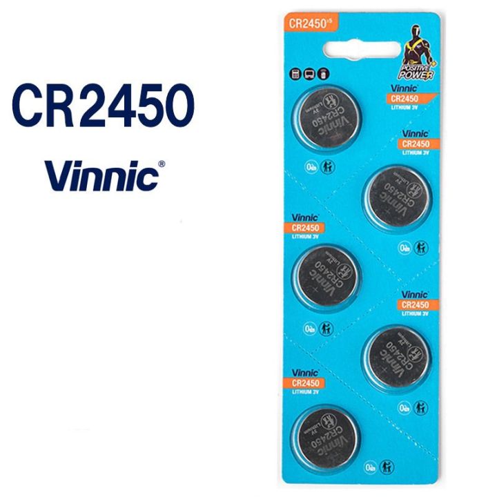 Pin Khuy Cúc Áo Pin Nút Vinnic Cr2450 3v Lithium Dùng Cho đồng Hồ Thiết Bị điện Tử Lazadavn 